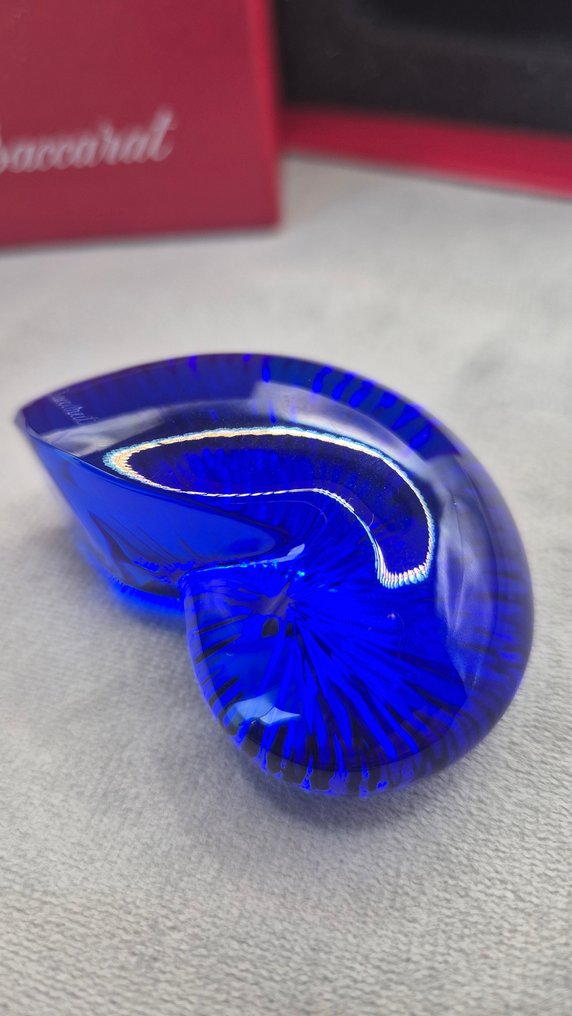 Baccarat - Statuetta in miniatura - Baccarat – Nautile Bleu Cobalt – Cristal – Avec Boîte - Cristallo #3.2