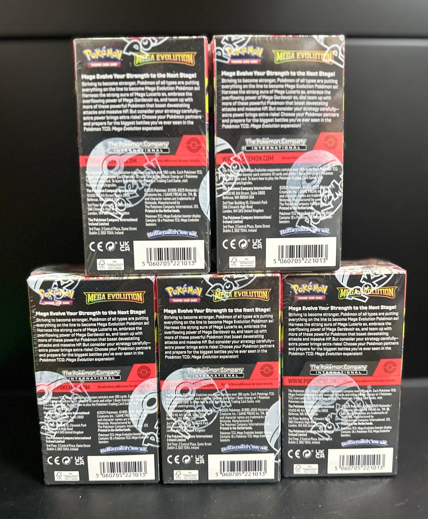 Pokémon - 5 Box - Mega Evolution - XY #2.1