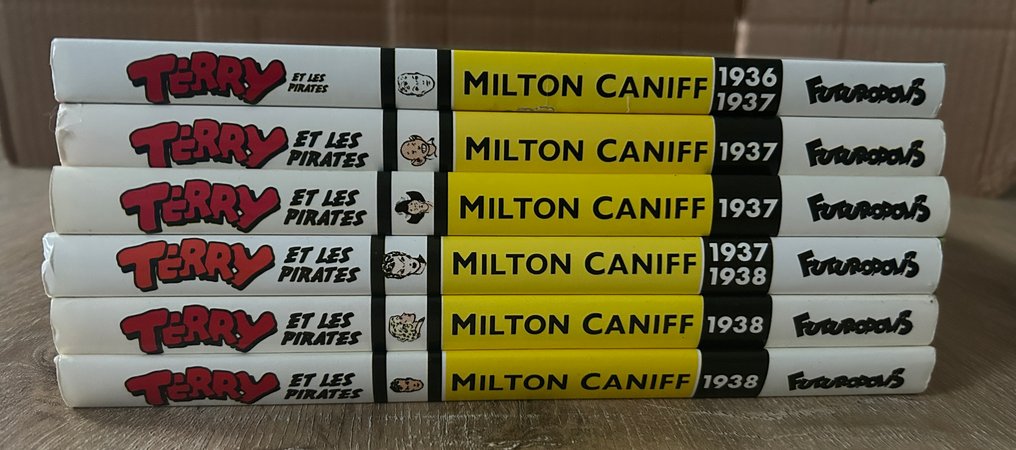 Terry et les Pirates T1 à T6 - Série complète - 6x C + 6x jaquette - 6 Album - First edition - 1985/1989 #1.0