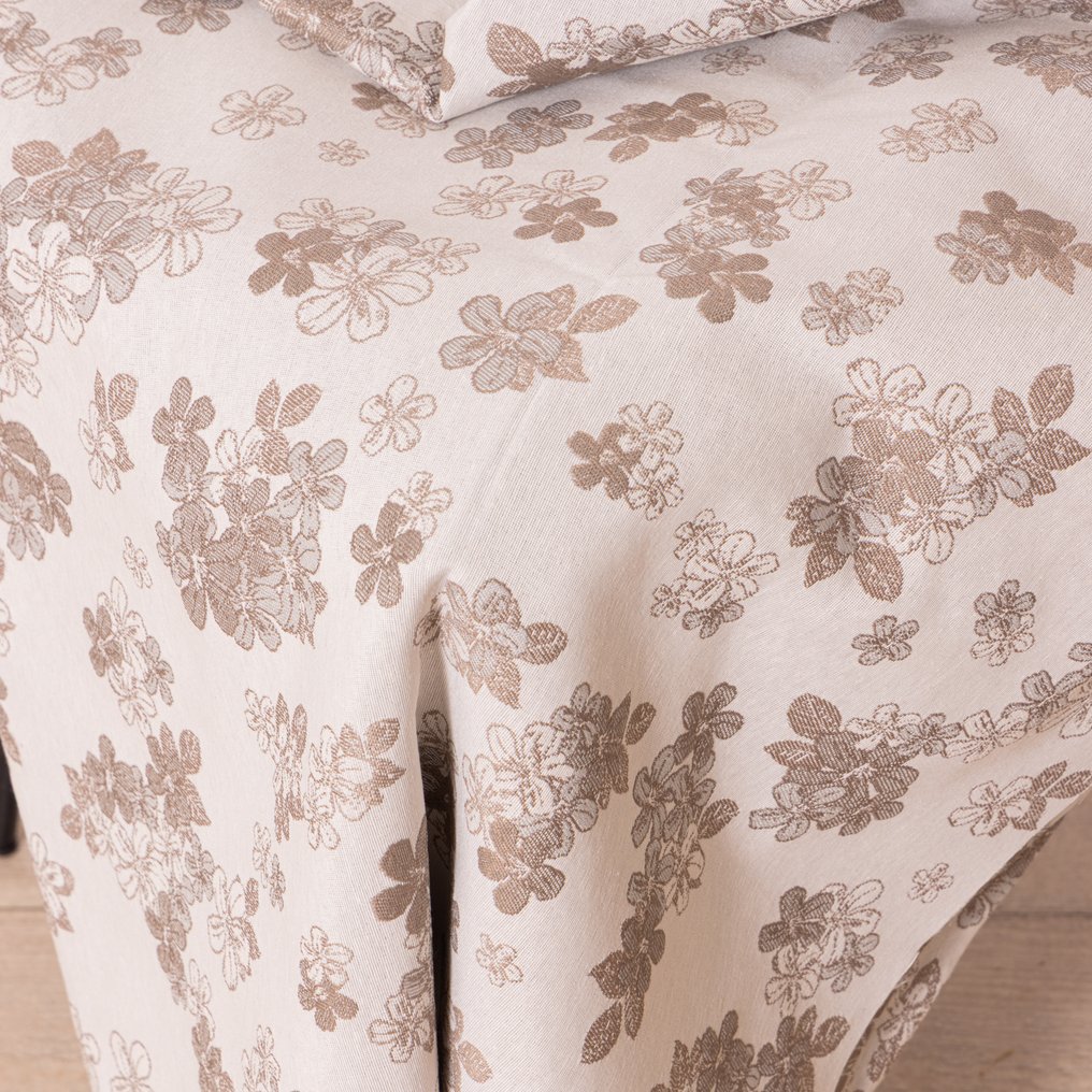 Gobelin Fabric – Floral Pattern in Taupe and Beige – High Quality - Upholstery fabric - 270 cm - 280 cm #2.1