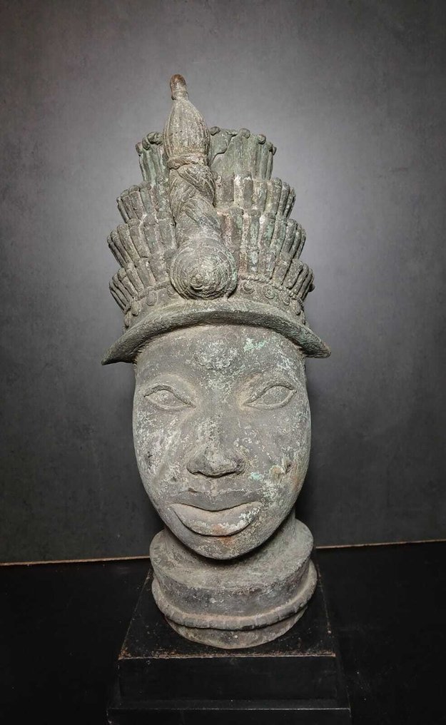 Tête Oba commémorative Bénin - Bini - Nigeria (Sans prix de réserve) #2.1