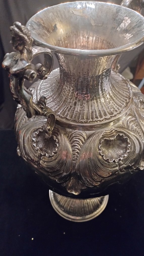 花瓶 - .800 银 - Vaso Argento 800 Firenze #1.0