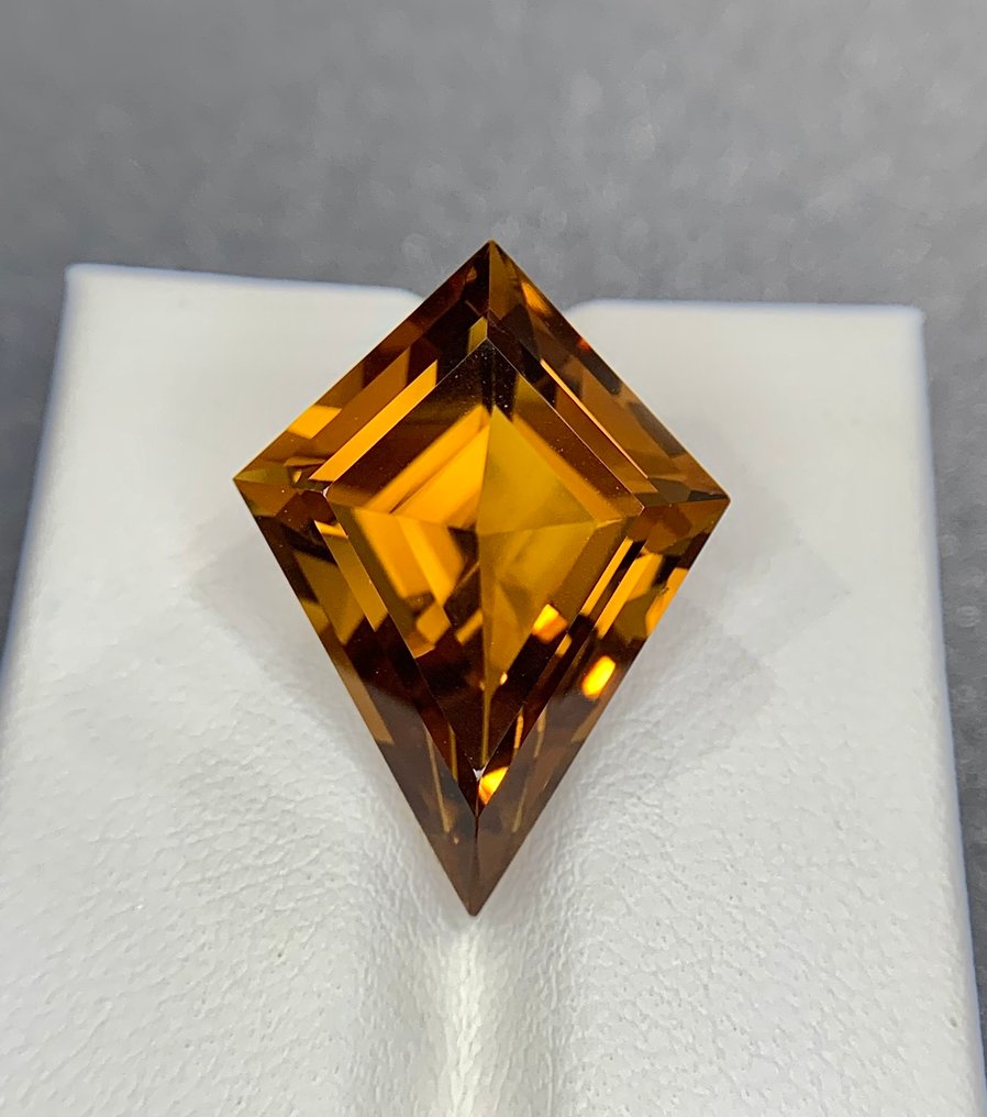 沒有保留價 黃水晶  - 16.54 ct - 國際有色寶石協會 (ICA GemLab) #1.0