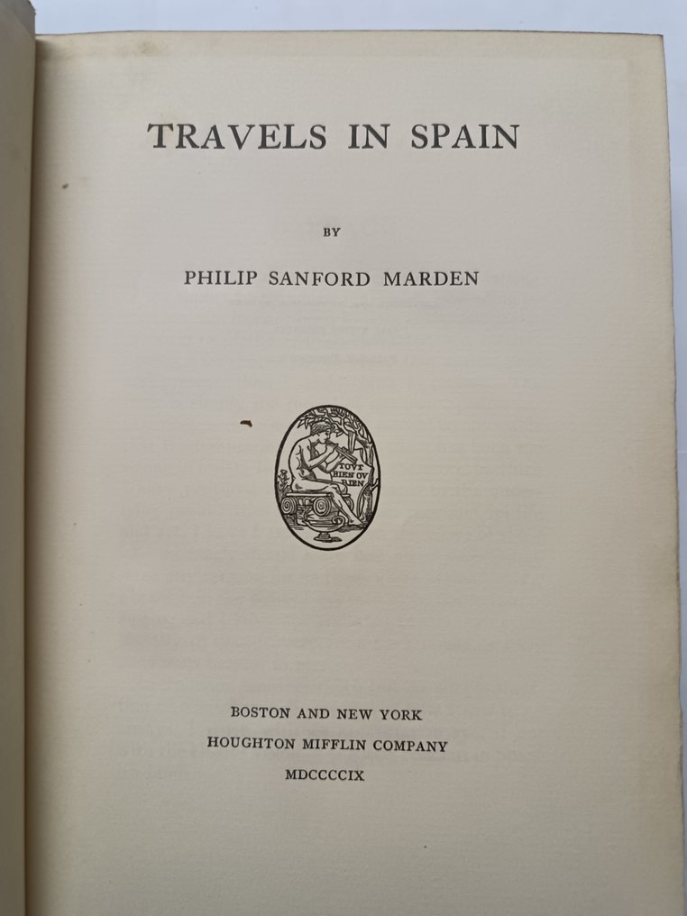 Philip Sanford Marden - Travels in Spain - 1909 #3.2