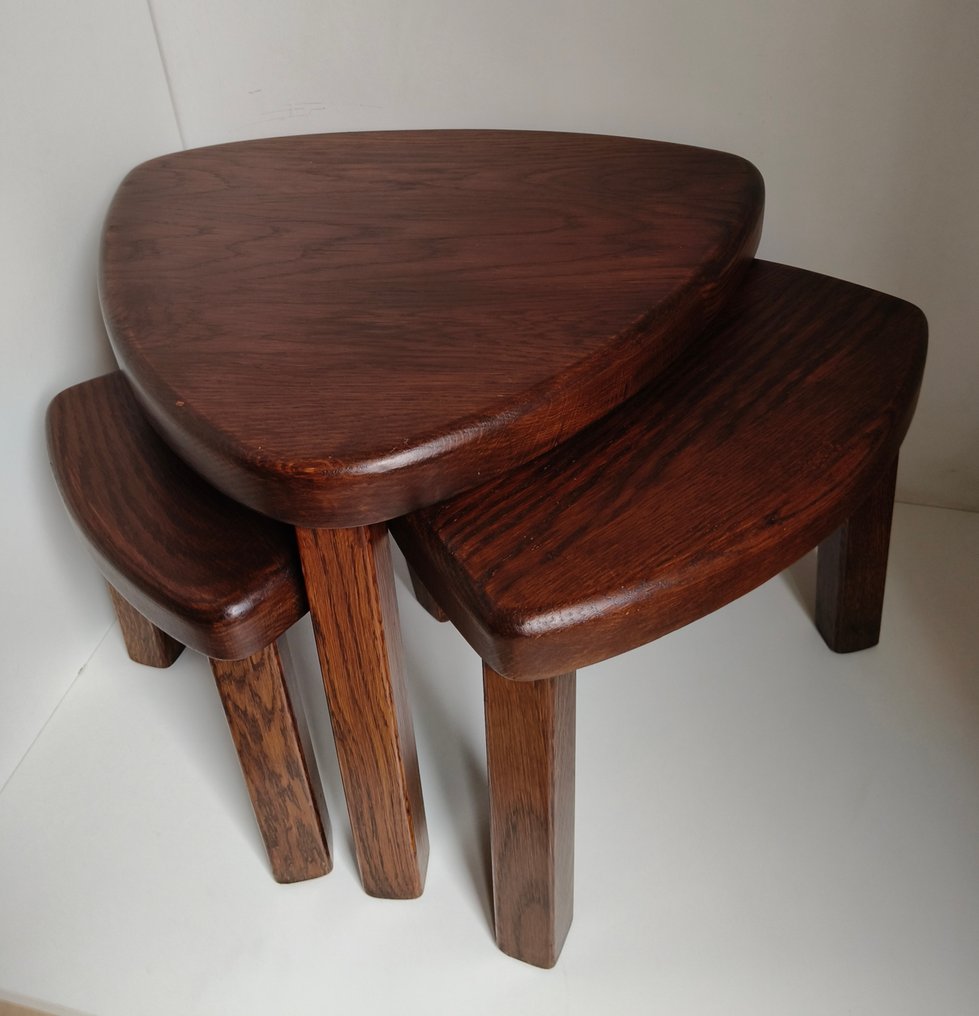 Nesting tables - Oak - Three side tables #1.0