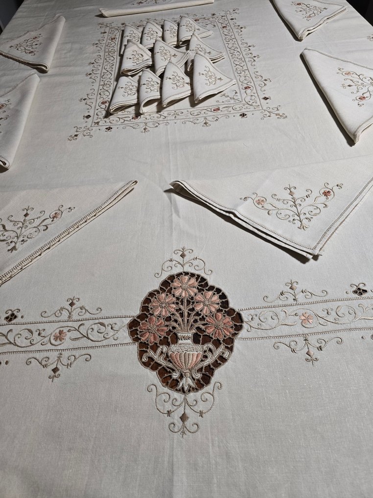 Nappe (19)  - 195 cm - 165 cm - Altichi ricamo #2.1
