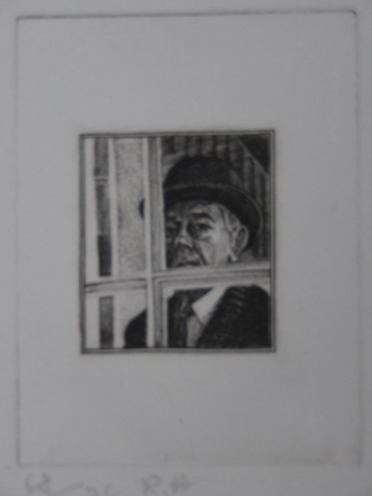 Daniel Frasnay ( 1928 - 2019 ) - René Magritte dans son atelier à Bruxelles #2.1