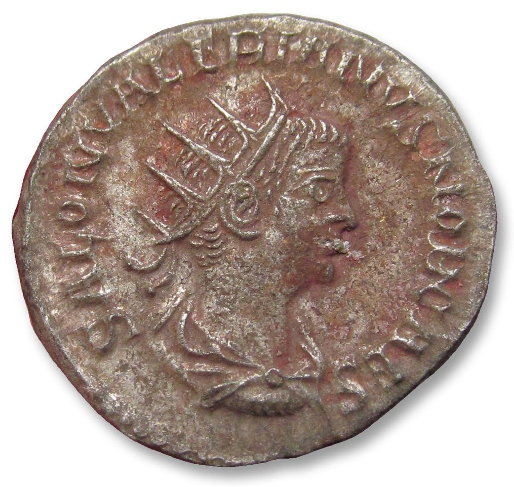 Ρωμαϊκή Αυτοκρατορία. Saloninus as Caesar under Gallienus and Valerian I. Silvered Antoninianus Samosata mint 255-259 A.D. - SPES PVBLICA reverse - scarce Emperor (χωρίς τιμή ασφαλείας) #1.0