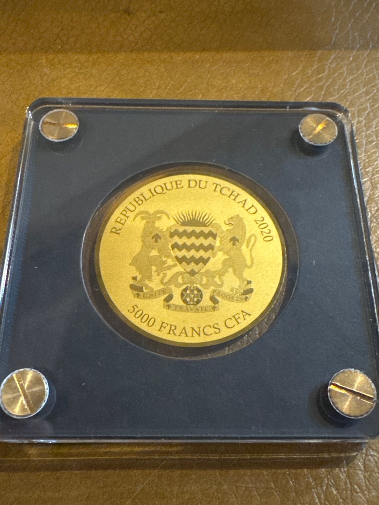 Chad. 5000 Francs 2020 - Atmosphäre , 1/200 Oz (.999) mit CoA  (No reserve price) #2.1
