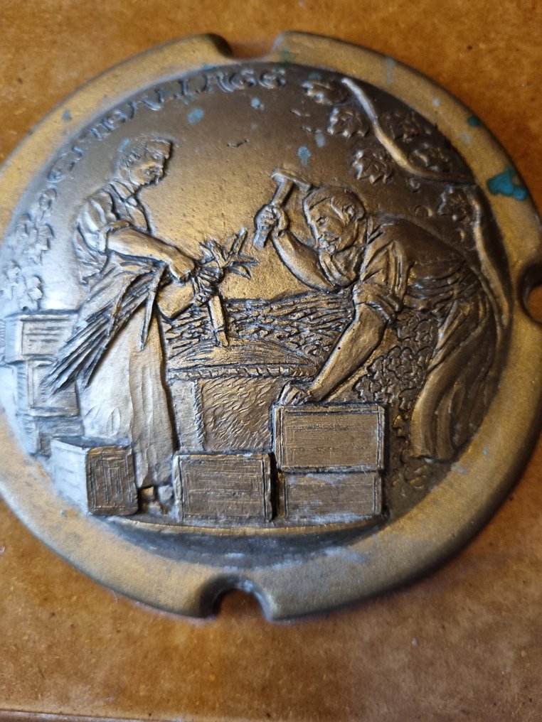 墙板 - 木, 铜 - 独特的罕见 #3.2