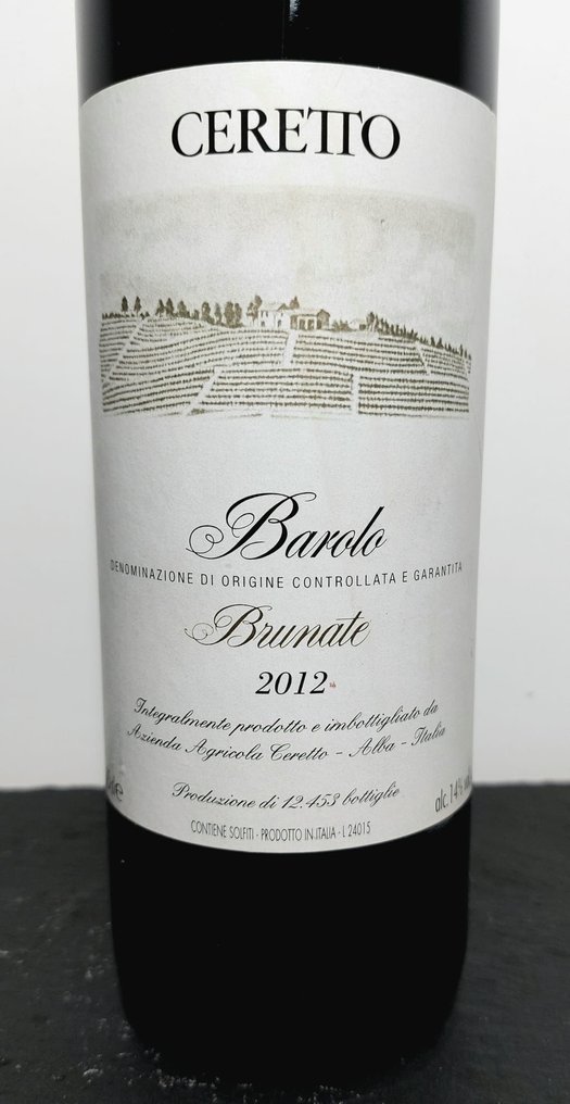 2012 Ceretto, Brunate - Μπαρόλο - 1 Φιάλη (0,75L) #1.0