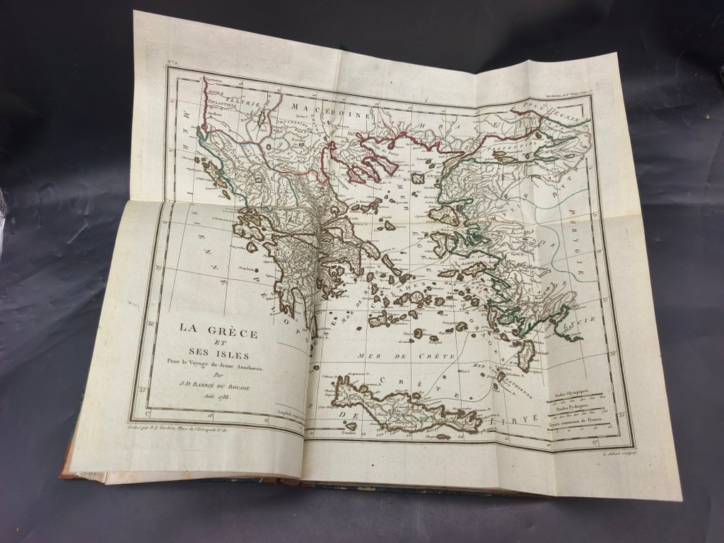 J. D. Barbié du Bocage - Recueil de Cartes Géographiques, plans, vues et medailles de l'Ancienne Grèce - 1798 #1.0