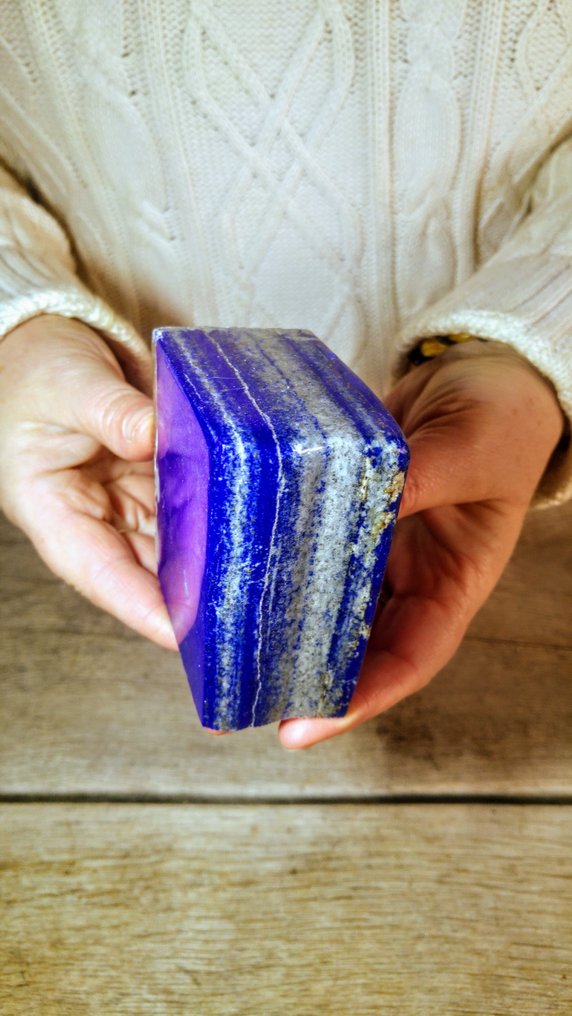 Lapis Lazuli Freeform - Height: 9 cm - Width: 6 cm- 618 g #2.1