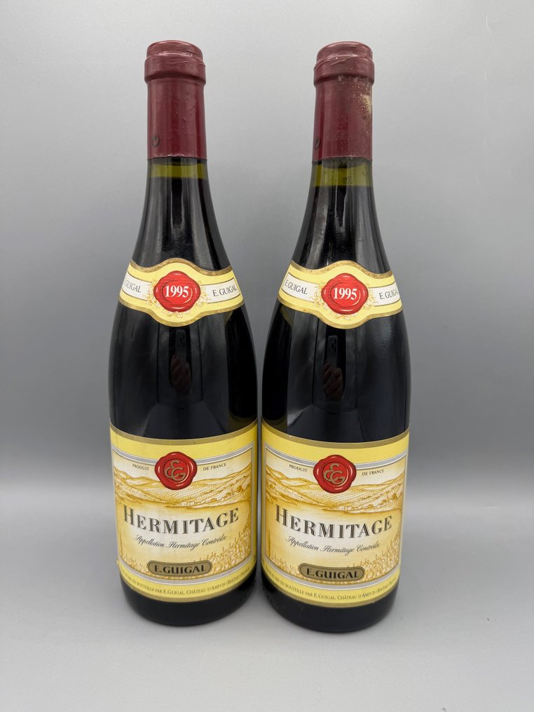 1995 E. Guigal - Hermitage, Rhône - 2 Bottles (0.75L) #1.0