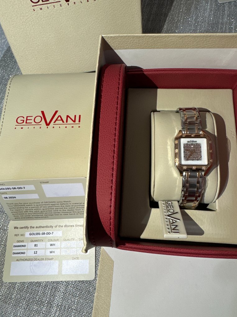 Geovani - Swiss Diamond Watch - Ei pohjahintaa - GOL591-SR-DD-7 - Naiset - 2011 #2.1