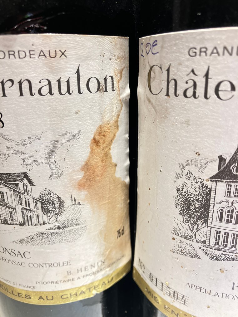 1978 Château Arnauton - Fronsac - 3 Bottles (0.75L) #2.1
