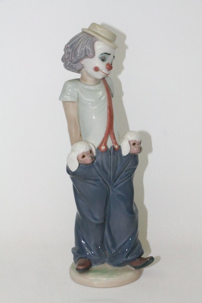 Lladró - Αγαλματίδιο - Clowns: "Little Traveler", "Destination Big Top", "Little Pals", "Having a Ball", and "Pals (5) - Πορσελάνη #1.0