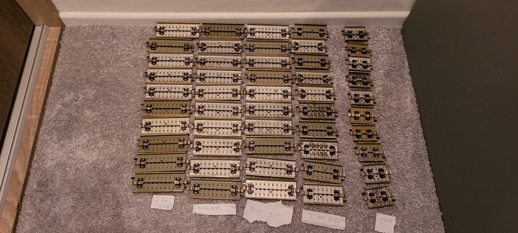 Märklin H0 - 5106/5107/5100/5107/5129/5205/5214/5146/5147/5211/7191/7171 - Tory kolejowe (modelarstwo) (112) - Szeroki asortyment elementów szynowych; niektóre części w opakowaniu zbiorczym. #4.3