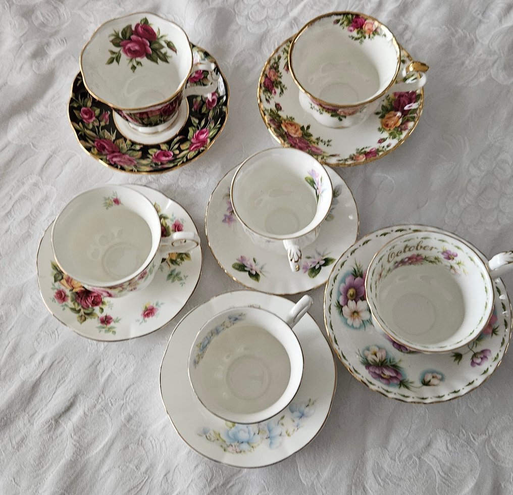 Royal Albert, Royal Canterbury - Servizio da caffè per 6 persone (6) - Oro 24 kt - High-tea Collection #3.2