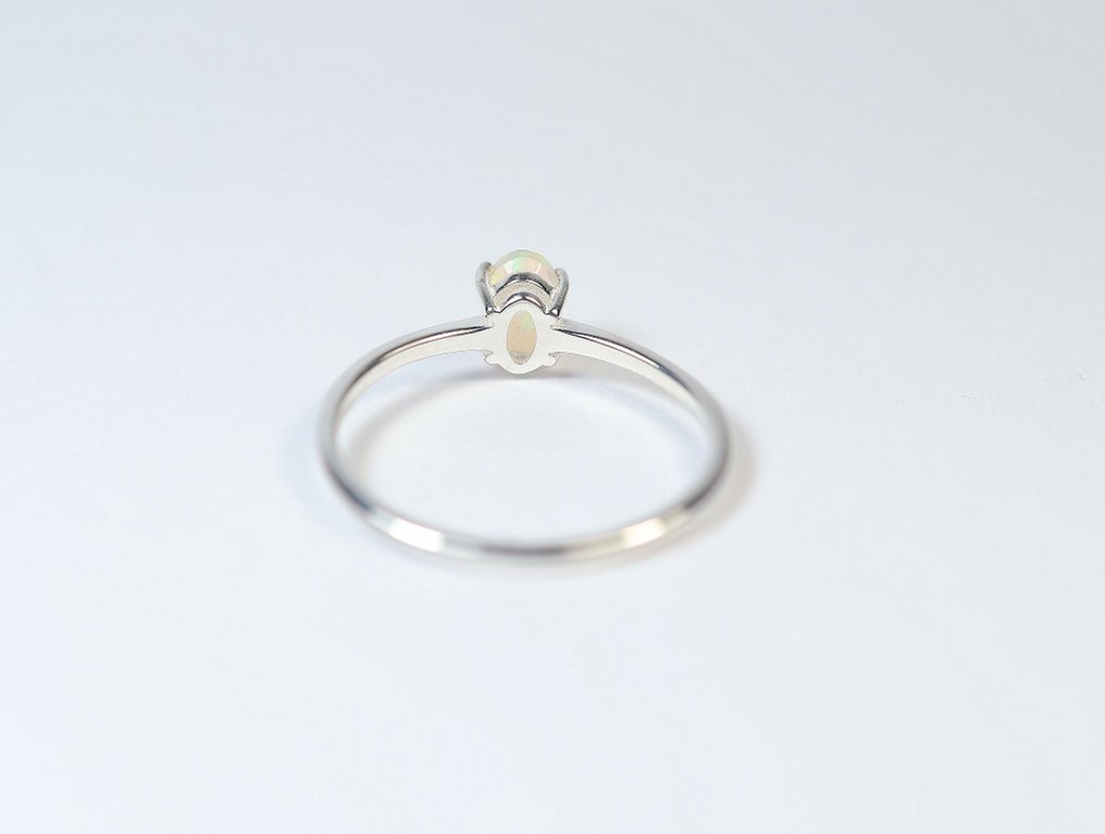 Etiópiai opál / Welo-opál Gyűrű / új- 1.12 g - (1) #3.2