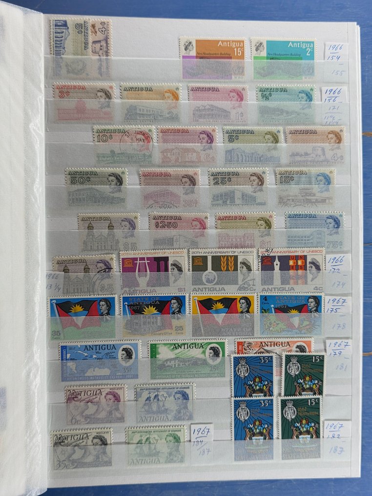 Antigua and Barbuda 1862/2005 - Collection in a stock book #4.3