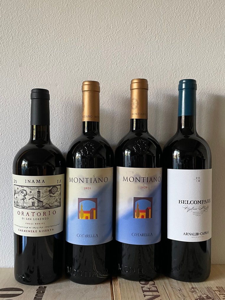 Prà, Arnaldo Caprai, Cotarella, Inama & Quintodecimo - Βένετο, Καμπανία, Ούμπρια, Λάτσιο - 8 Bottles (0.75L) #4.3