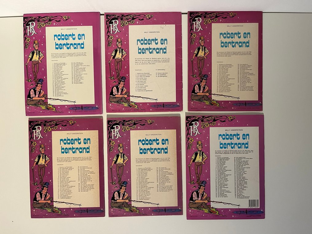 Robert en Bertrand in de range 1 t/m 84 - 78 Album - 各種版本 - 1975/1990 #2.1