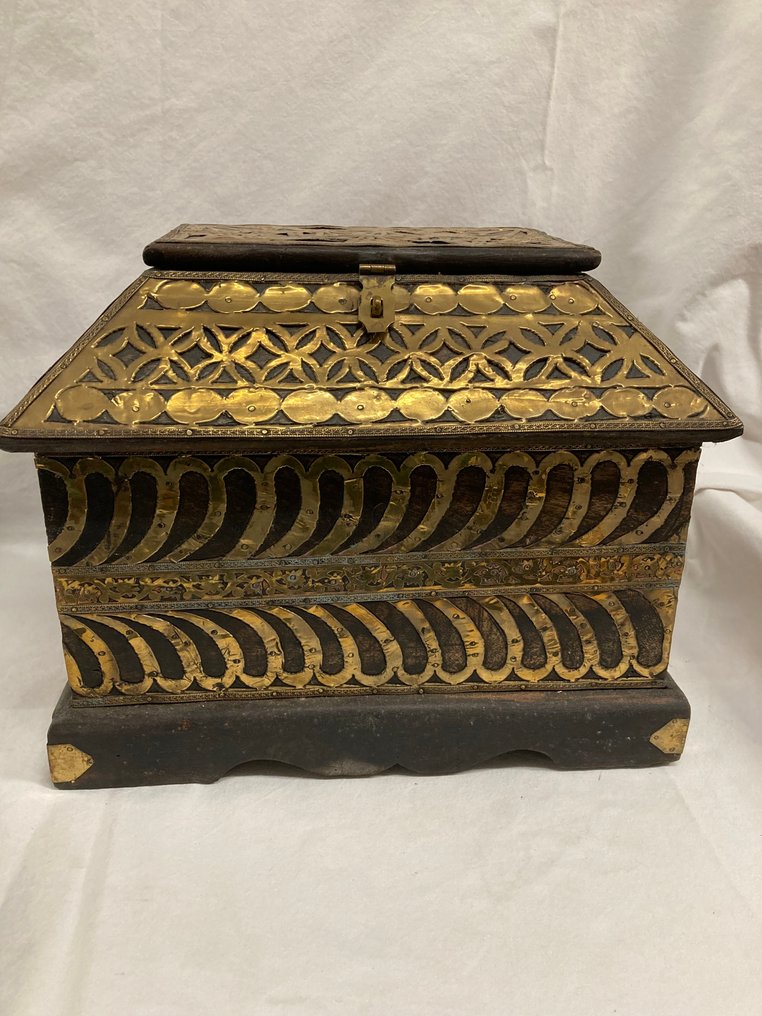 skattekiste - Træ - Indien - Slutningen af det 20. århundrede #1.0