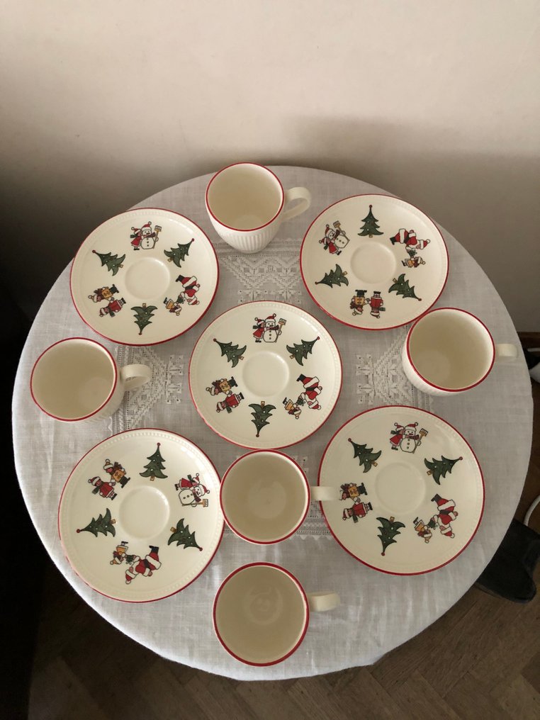 Wedgwood - Csésze és csészealj - Windsor Christmas - Porcelán - Windsor karácsonyi csészegyűjtemény #3.2