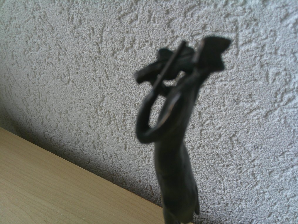 雕像 - MET DE JUISTE TOON - 镀金青铜 #1.0