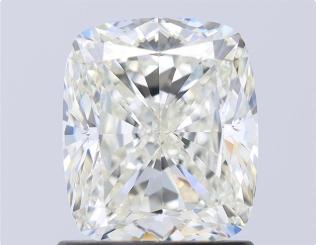 1 pcs Διαμάντι (Φυσικό) - 1.51 ct - Κούσιον - H - VVS1 - HRD Αμβέρσας - Εξ Εξ Κανένας #1.0