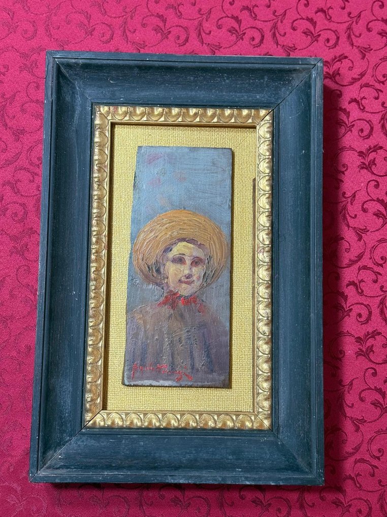 Angiolo Tommasi (1858-1923), Attrib. - Contadina #3.2