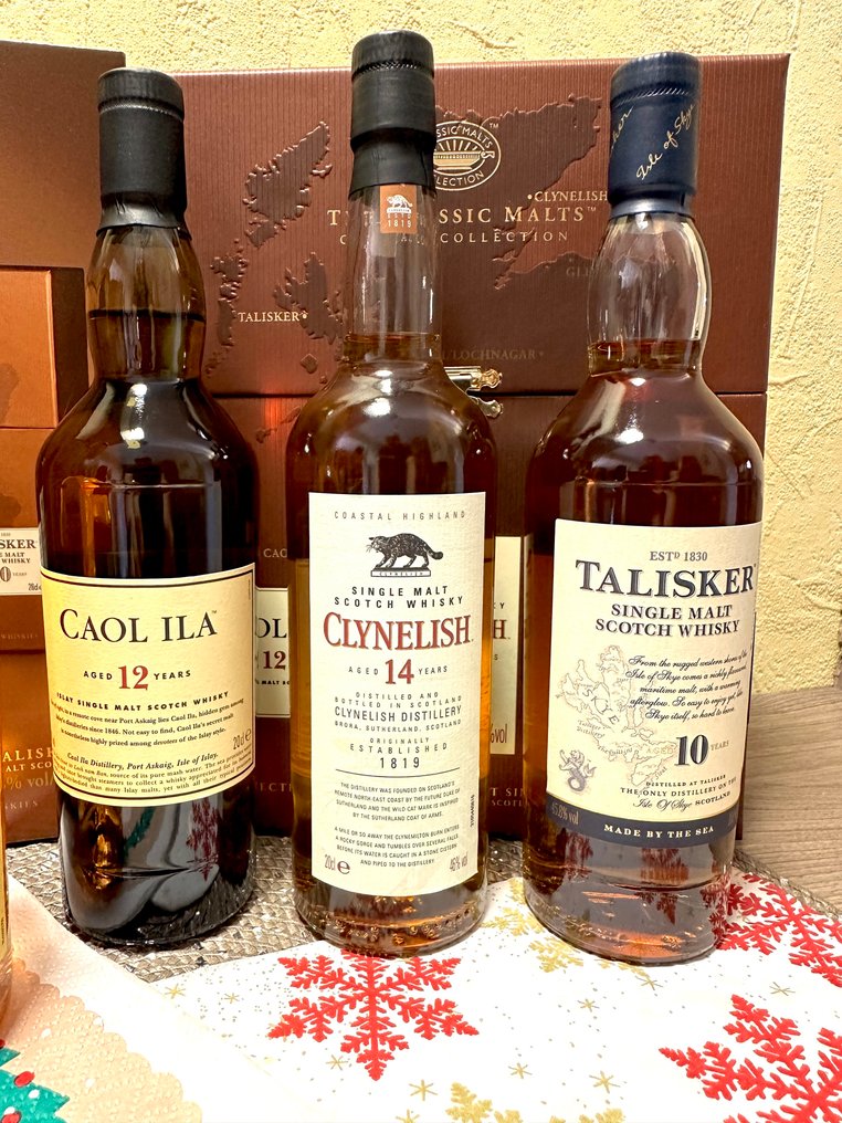 Caol Ila 12yo + Clynelish 14yo + Talisker 10yo + Craigellachie 13yo - 20 cl - 4 botellas #2.1