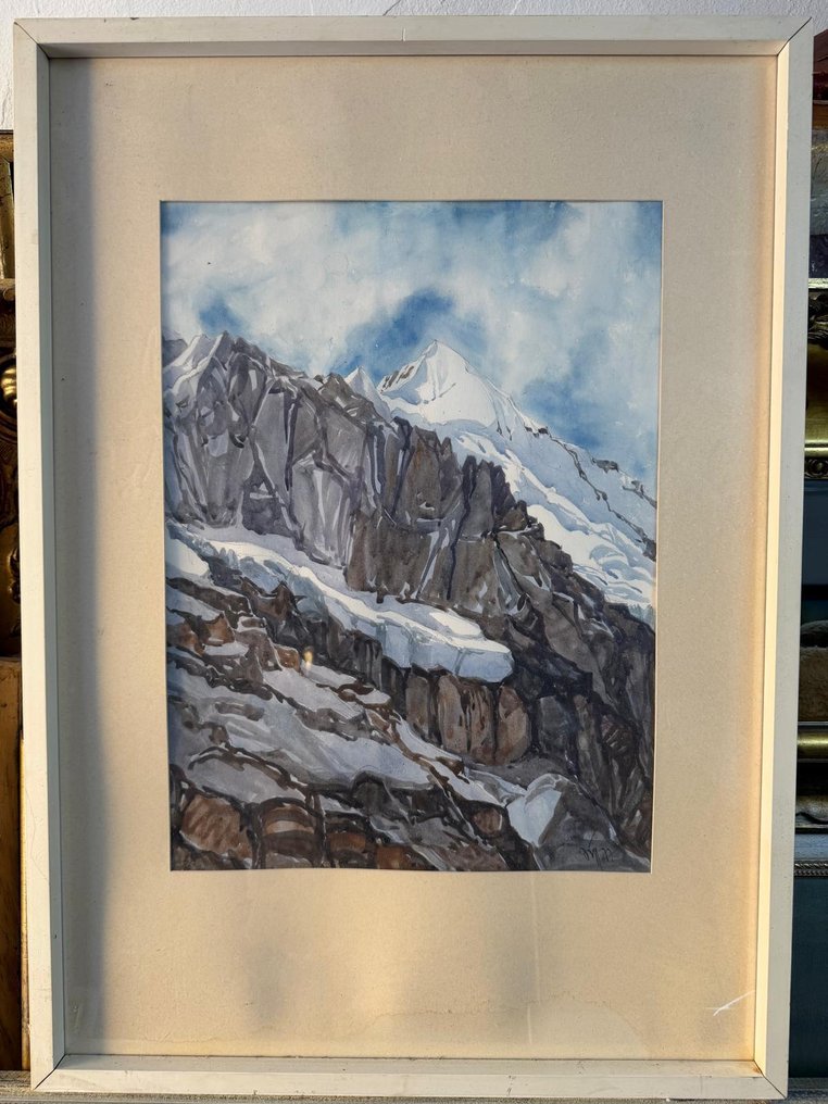 Alex Walter Diggelmann (XX) - Picos Jungfrau con Silberhorn #1.0