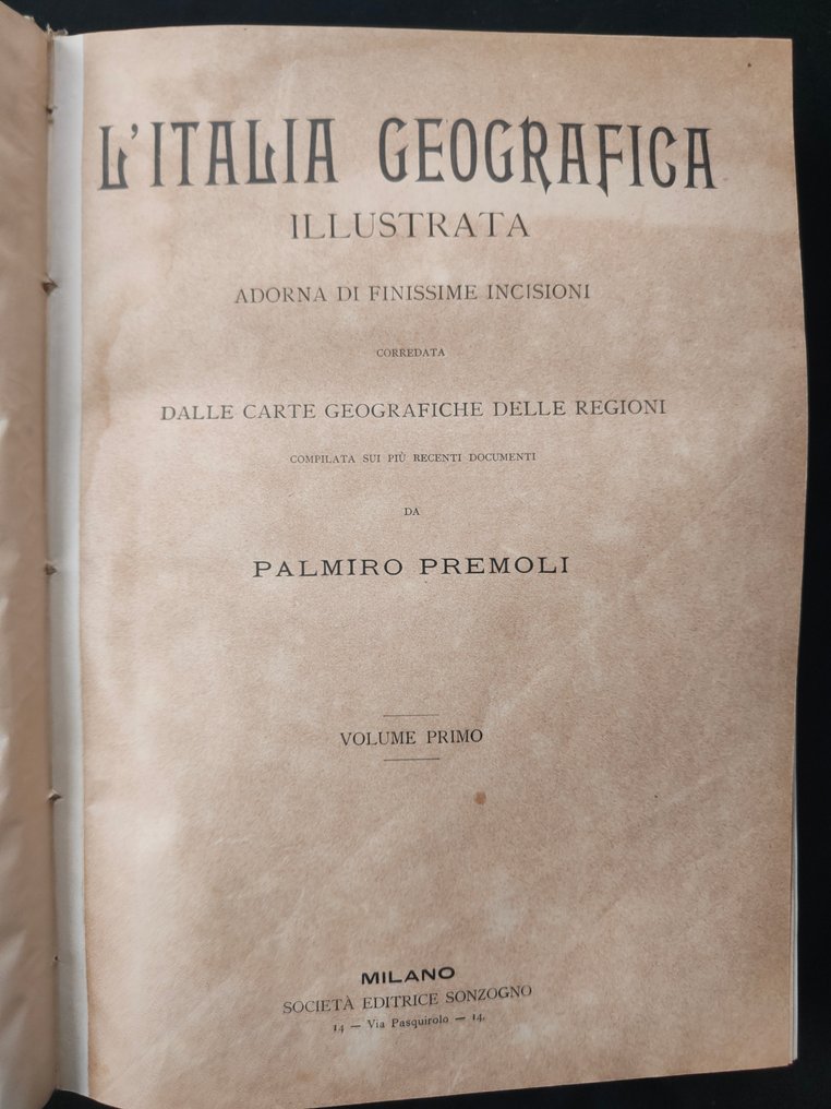 Palmiro Premoli - L'Italia geografica illustrata - 1891-1901 #3.2