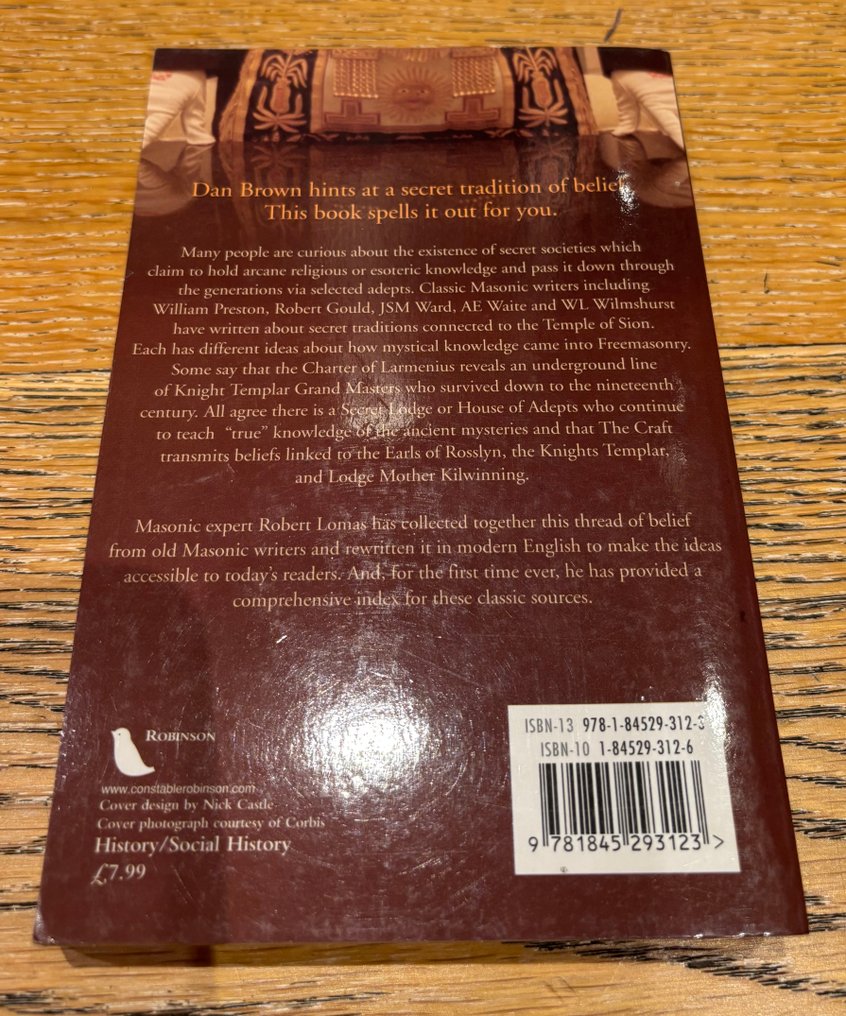 Robert Lomas & Other Authors - 13 Masonic Books - 2010-2000 #2.1