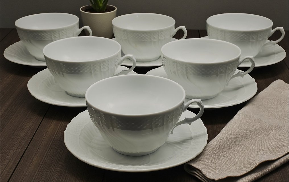 Richard Ginori - Serviço de chá (12) - Vecchia Ginori - Porcelana #1.0