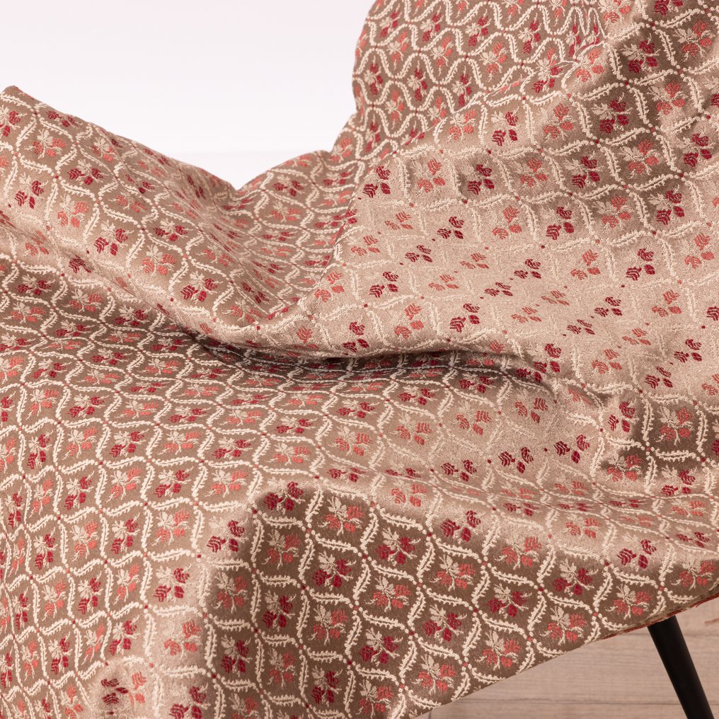 High-Quality Gobelin Fabric – Mini Damask Tortora Taupe - Upholstery fabric  - 270 cm - 280 cm #3.2