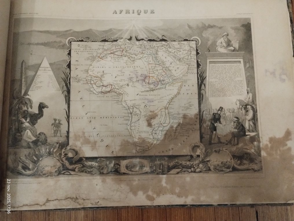 法国 - 1845年法国及殖民地的86个省份; V. Levasseur / A. Combette - 1845 Atlas national des 86 Départements et Possessions de la France - 1821-1850 #2.1
