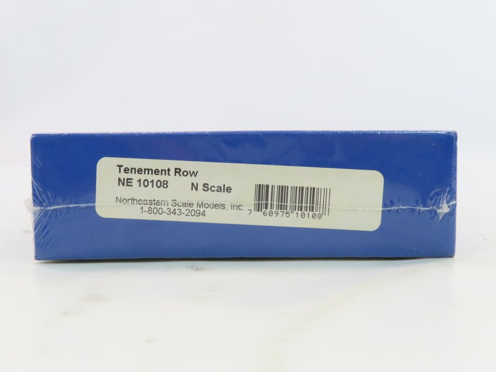 Northeastern N Scale Models Inc. N - #NE10104 - Model train building kits (1) - Building kit from Earl Smallshaw's 'Tenement Row' – A 'Signature Series' kit #4.3