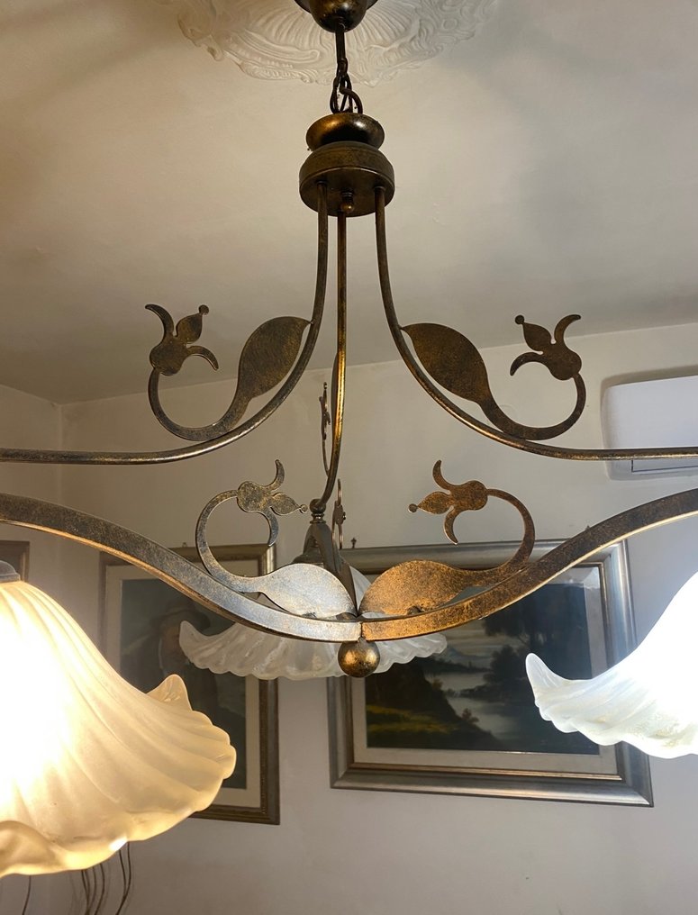 吊灯 - 铁, 玻璃 #3.2