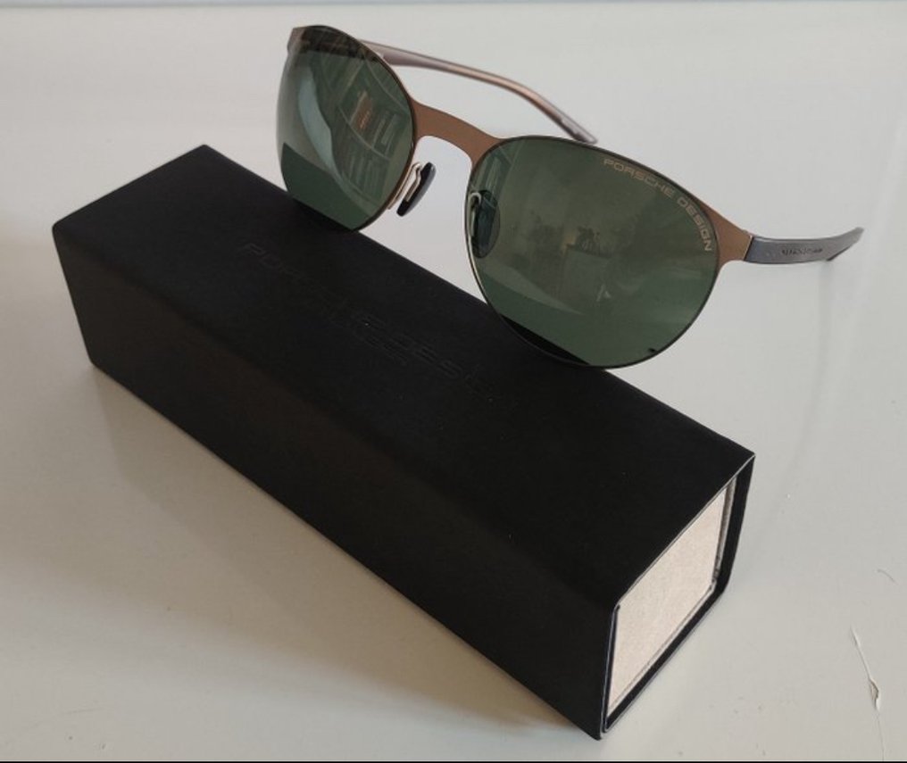 Porsche Design - P8660 - B Gold frame - Cat 3 + UV400 label - unisex - 太阳镜 #1.0