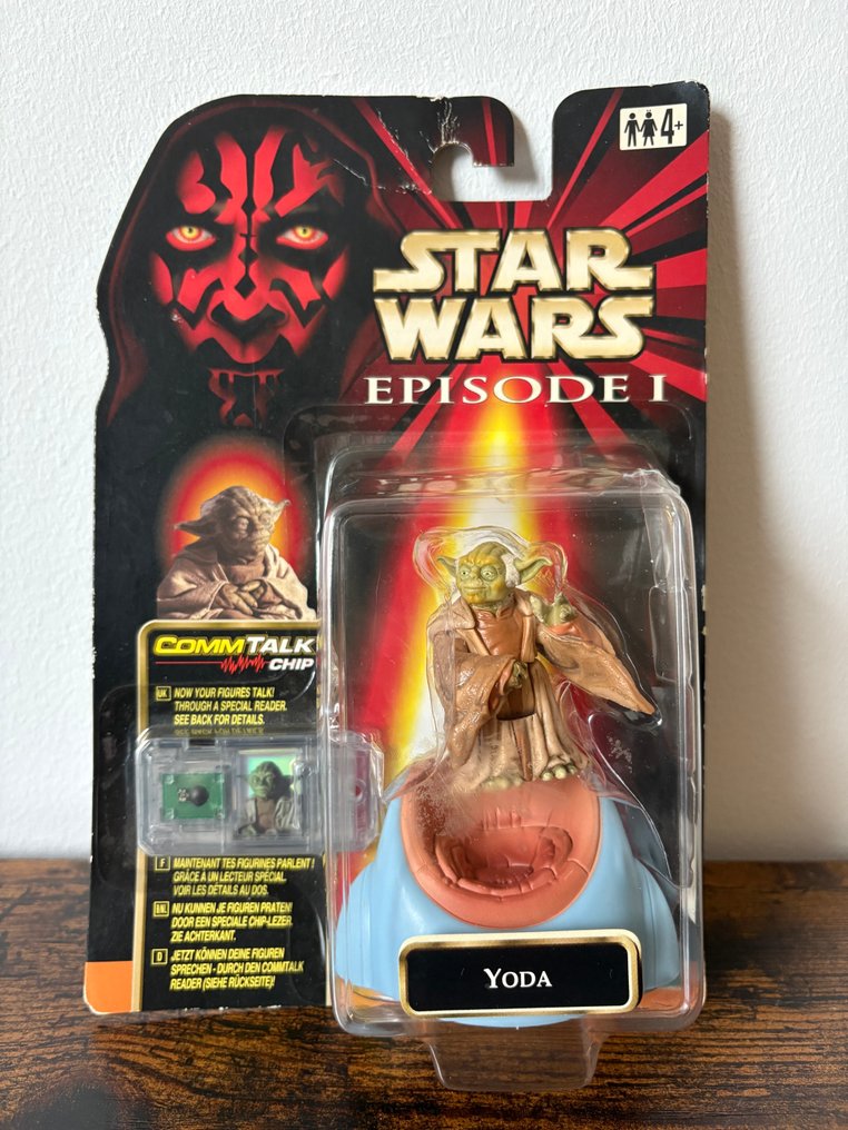 Star Wars - Star Wars Episode I – Yoda – Met CommTalk Chip – 1999 – In Oorspronkelijke Verpakking - Hasbro #1.0