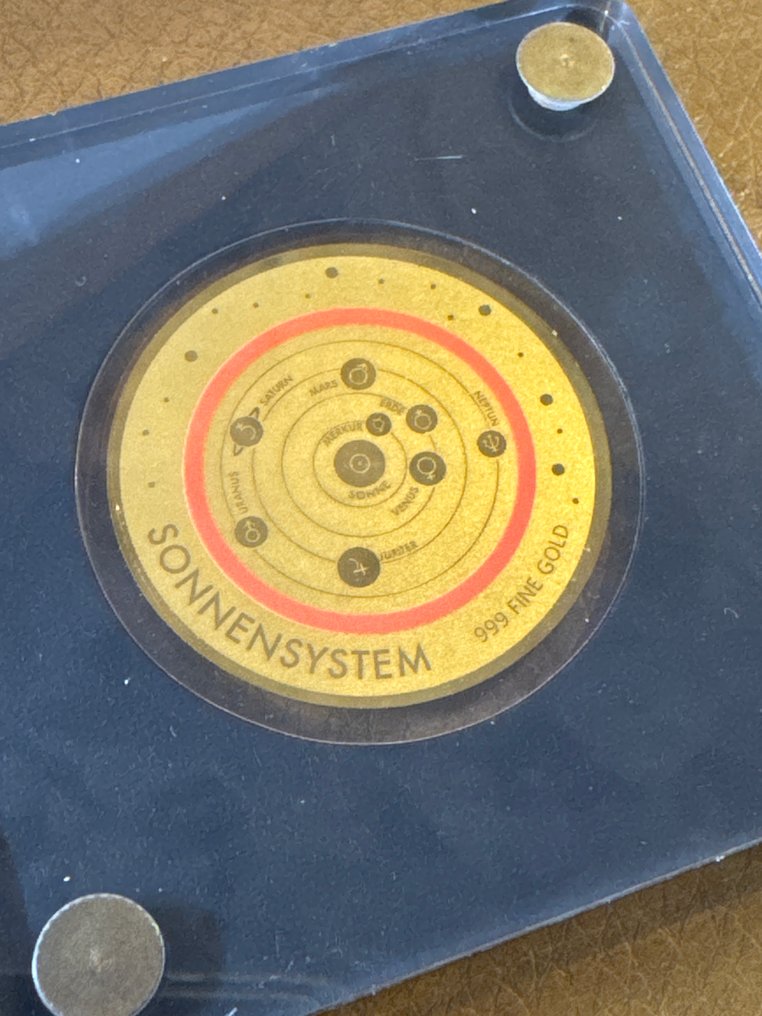 乍得. 5000 Francs 2020 -  Das Sonnensystem, 1/200 Oz (.999) mit CoA  (没有保留价) #1.0