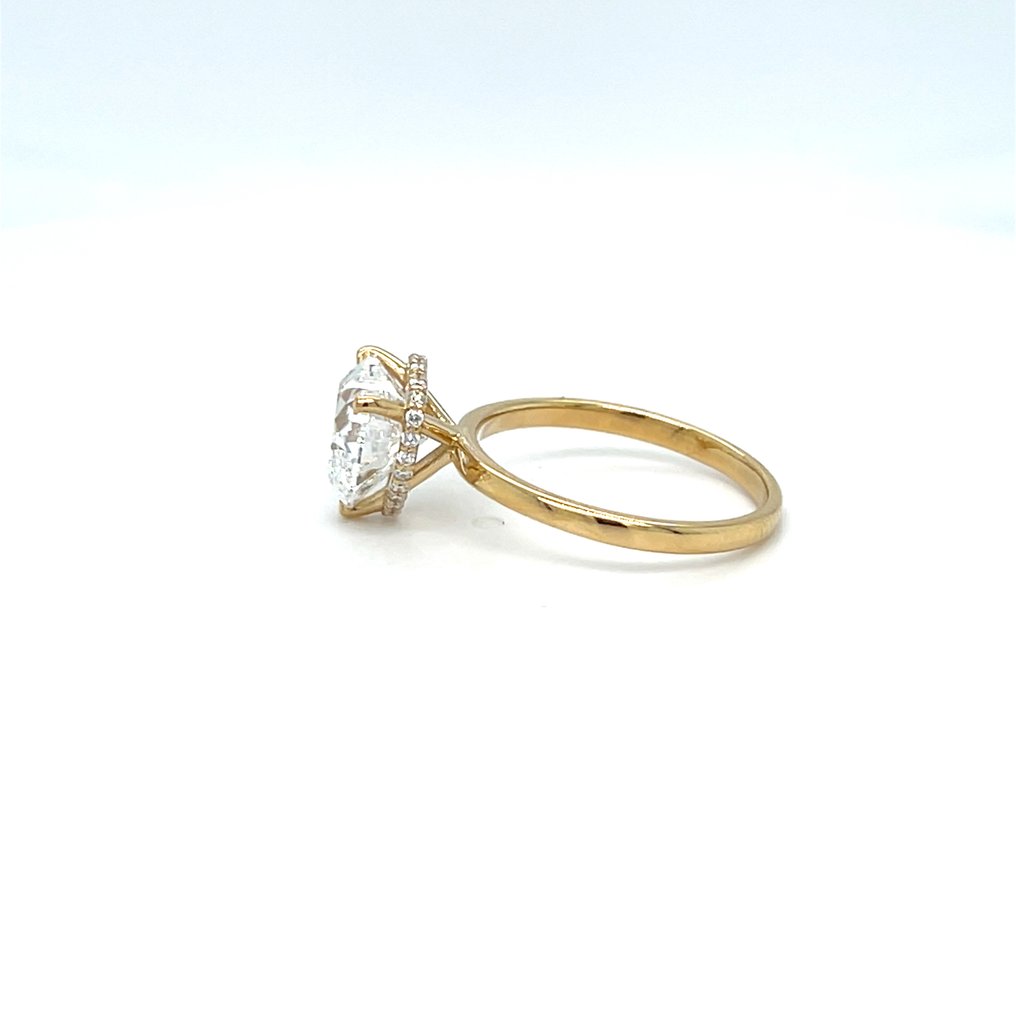 χωρίς τιμή ασφαλείας - Δαχτυλίδι - 14 καράτια Κίτρινο χρυσό - 2.02ct. tw. Διαμάντι (Εργαστηριακής καλλιέργειας) - Διαμάντι #4.3