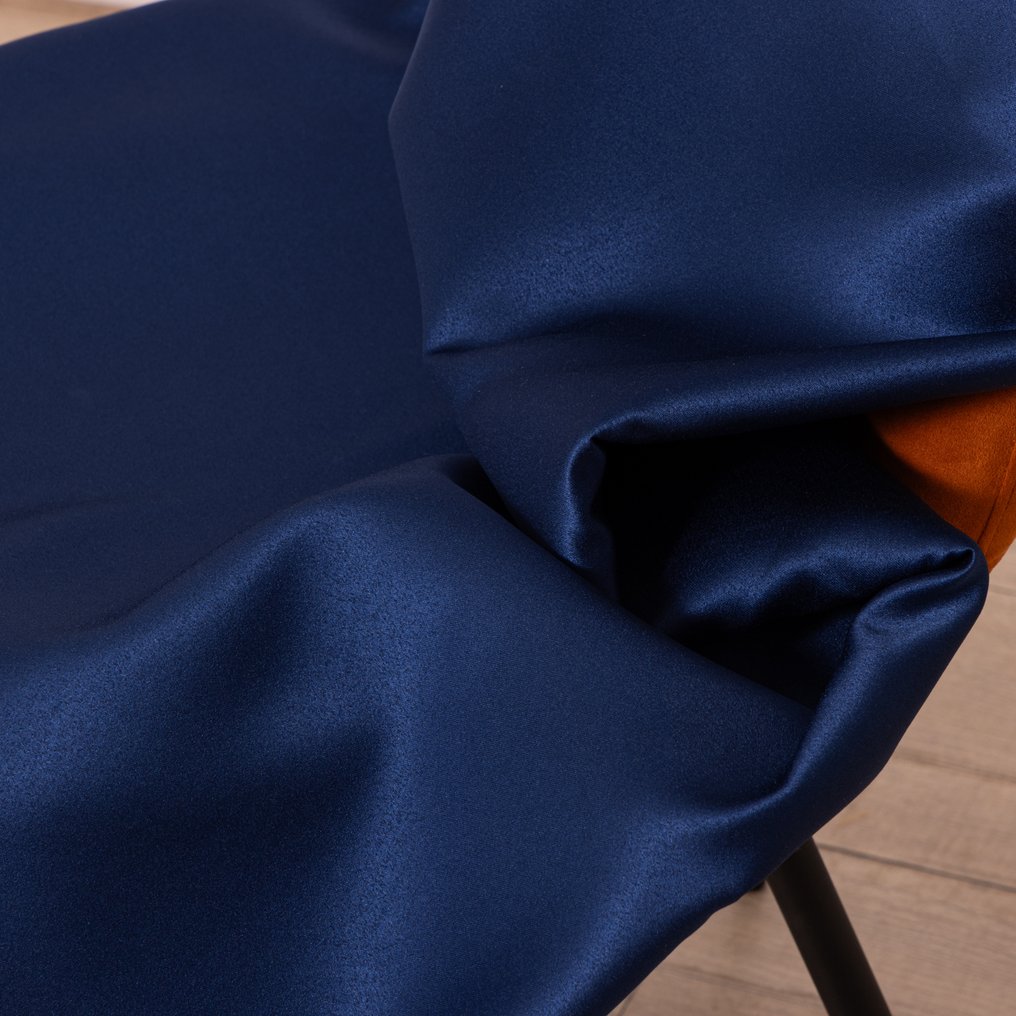 Raso Blu 夜光缎面 - 优雅的面料 - 室内装潢面料  - 250 cm - 280 cm #1.0