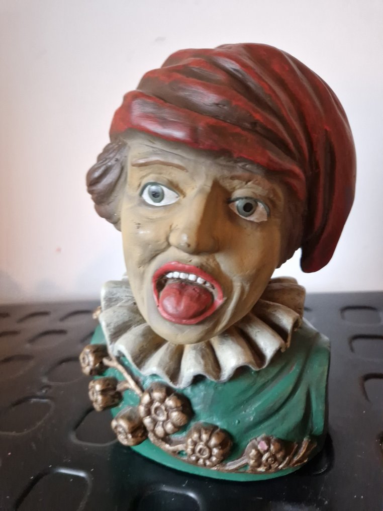 collectors item - 雕塑, GAPER, INTEC nr 18, handgeschilderd, collectors item - 20 cm - 天然石材 - 1968 #4.3