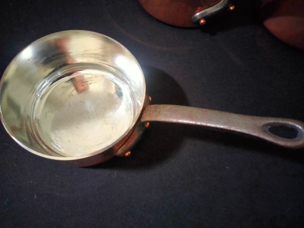 Villedieu - Kastrullset (5) - Villedieu - Koppar, Plåt - Casseroles Villedieu #3.2