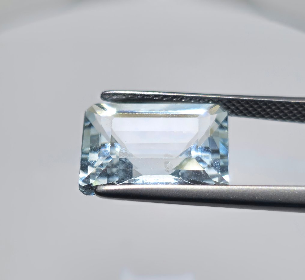 没有保留价 - 1 pcs  蓝色 海蓝宝石  - 6.08 ct - 国际宝石研究院（IGI） #4.3
