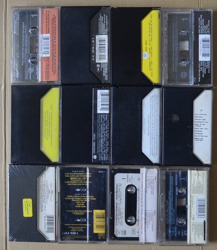 Various Artists/Bands in Rock - Artisti vari - 12 x tapes feat. Santana, Rod Stewart, E.L.O, America, etc. - Titoli vari - Musicassetta analogica - 1976 #2.1